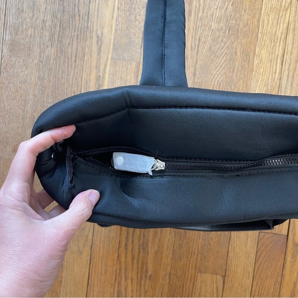 Karl Lagerfeld Voyage Black Puffy Tote Bag Black NWT - Picture 7 of 10